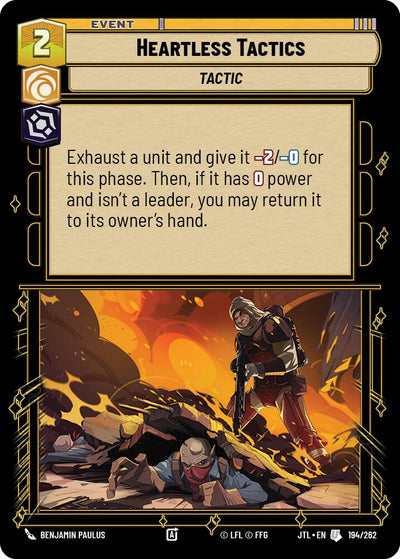 Heartless Tactics (194/262) (194/262) [Jump to Lightspeed]