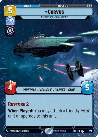 Corvus - Inferno Squadron Raider (300) (Hyperspace) (300) [Jump to Lightspeed]