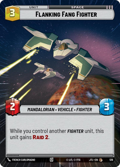Flanking Fang Fighter (519) (Hyperspace) (519) [Jump to Lightspeed]