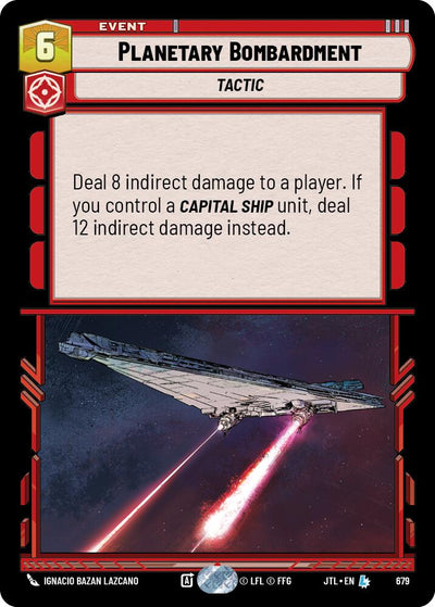 Planetary Bombardment (679) (679) [Jump to Lightspeed]