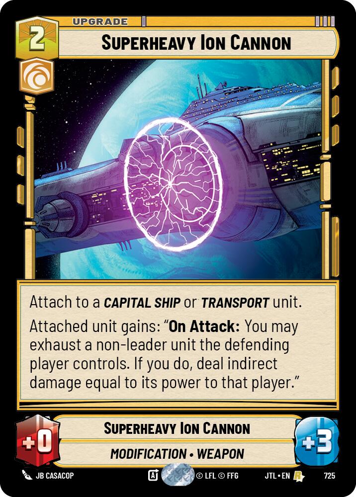 Superheavy Ion Cannon (725) (725) [Jump to Lightspeed]