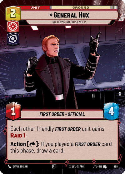 General Hux - No Terms, No Surrender (868) (Hyperspace Foil) (868) [Jump to Lightspeed]