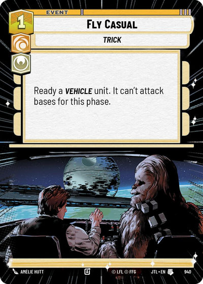 Fly Casual (940) (Hyperspace Foil) (940) [Jump to Lightspeed]