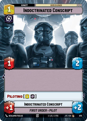 Indoctrinated Conscript (970) (Hyperspace Foil) (970) [Jump to Lightspeed]