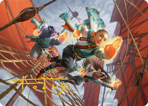 Aligned Heart Art Card (52/54) (Gold-Stamped Signature) [Tarkir: Dragonstorm Art Series]