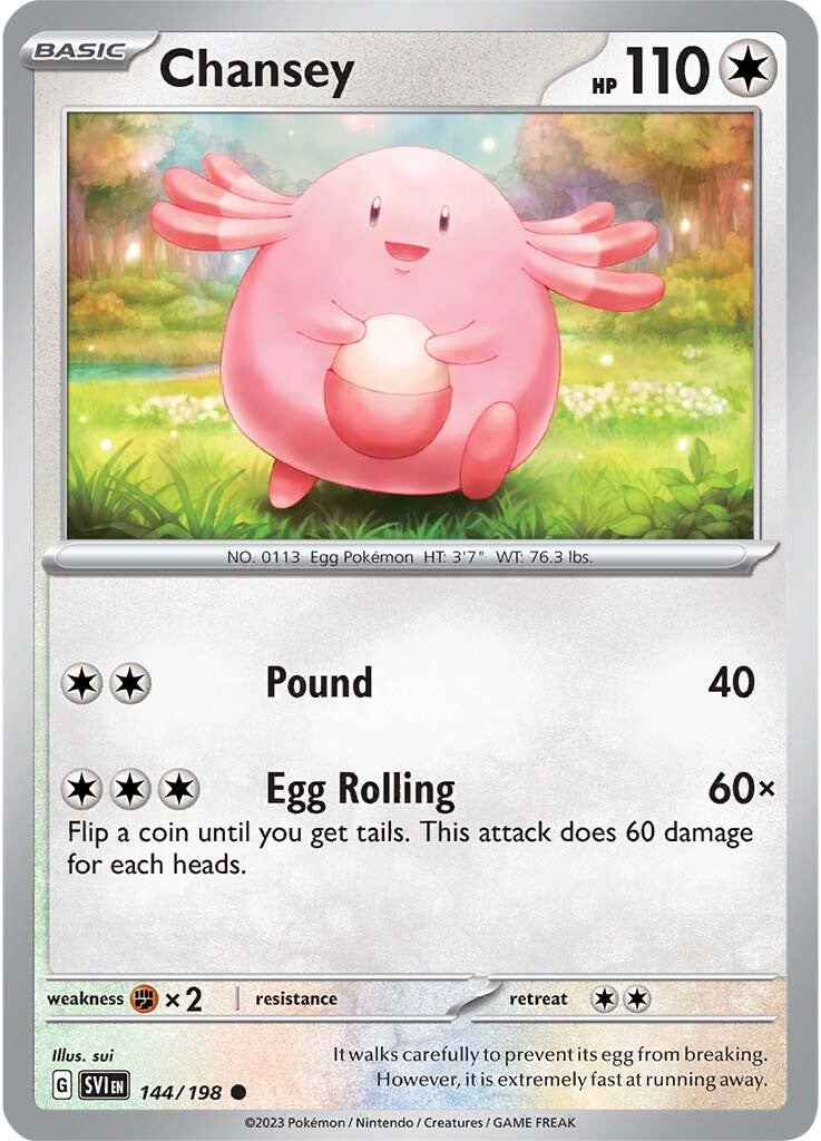 Chansey (144/198) [Scarlet & Violet: Base Set] 