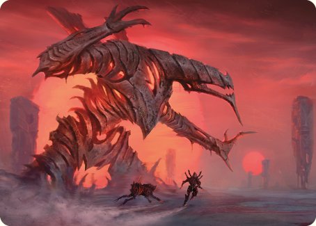 Red Sun's Zenith Art Card [Phyrexia: All Will Be One Art Series] 