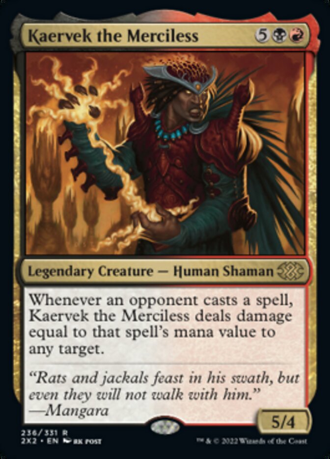 Kaervek the Merciless [Double Masters 2022] 