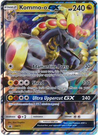 Kommo-o GX (SM71) (Jumbo Card) [Sun & Moon: Black Star Promos] 