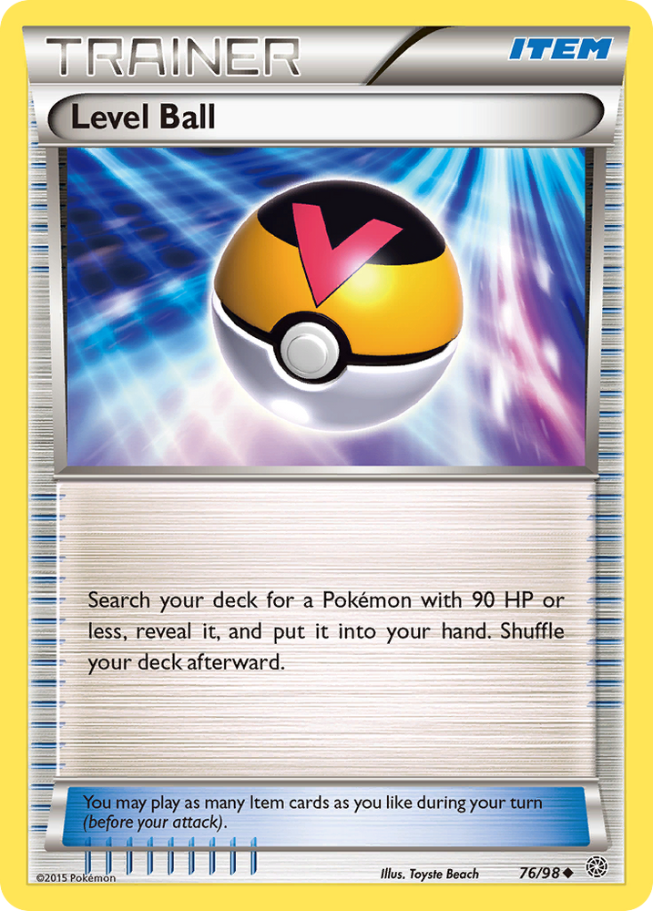 Level Ball (76/98) [XY: Ancient Origins] 