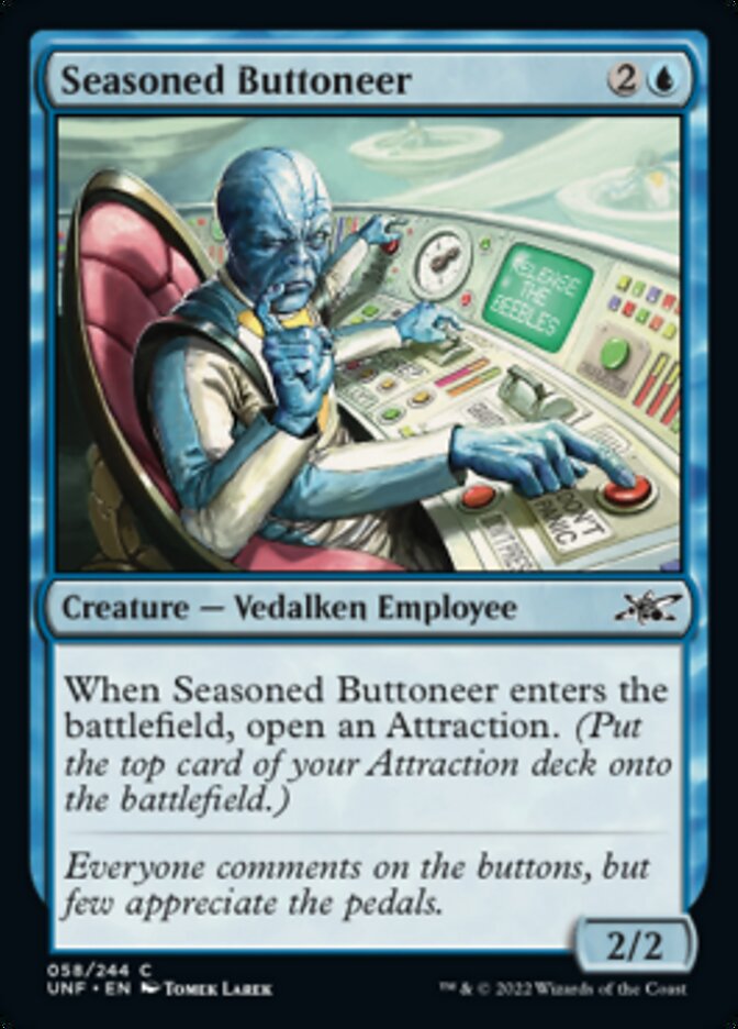 Seasoned Buttoneer [Unfinity] 