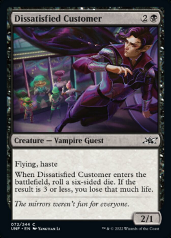 Dissatisfied Customer [Unfinity] 