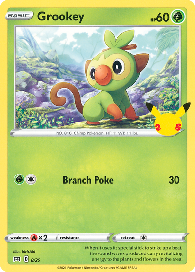 Grookey (8/25) [McDonald's 25th Anniversary] 