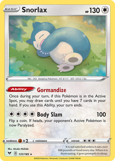 Snorlax (131/185) [Sword & Shield: Vivid Voltage]