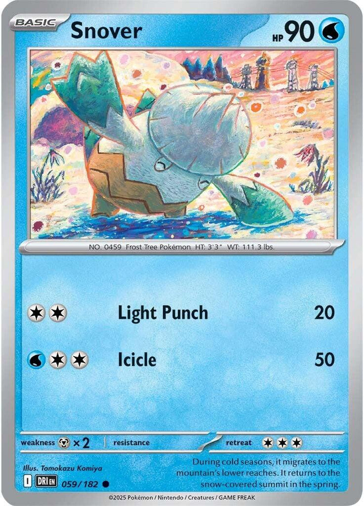 Snover (059/182) [Scarlet & Violet: Destined Rivals]