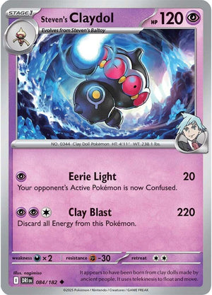 Steven's Claydol (084/182) [Scarlet & Violet: Destined Rivals]
