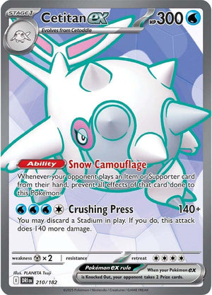 Cetitan ex (210/182) [Scarlet & Violet: Destined Rivals]
