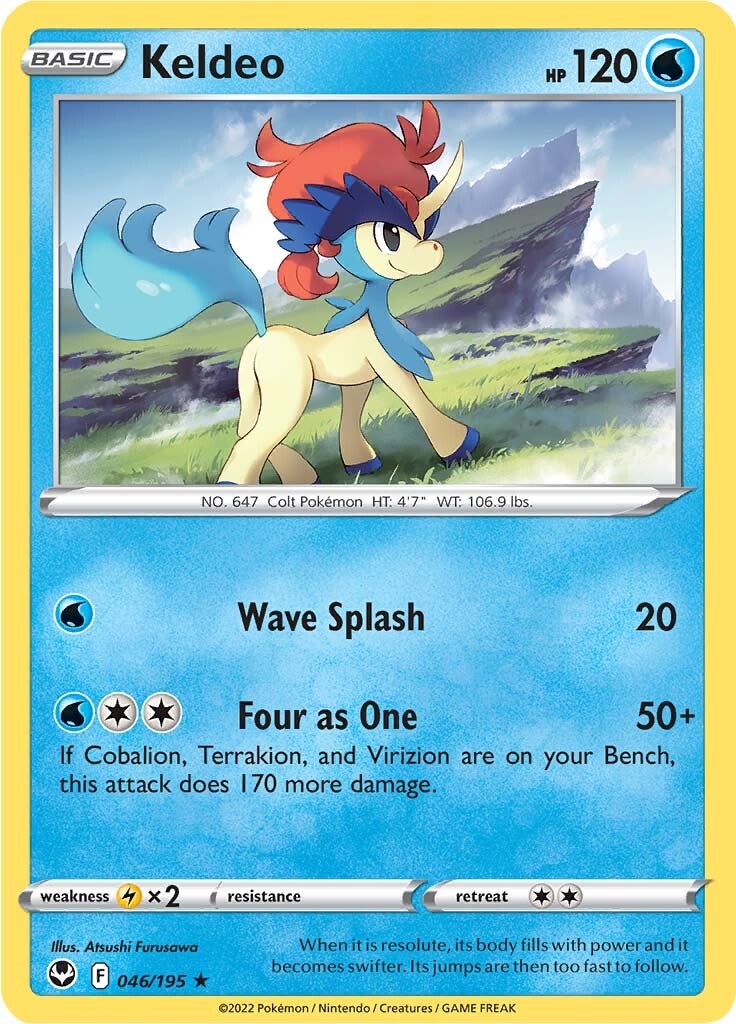 Keldeo (046/195) [Sword & Shield: Silver Tempest] 