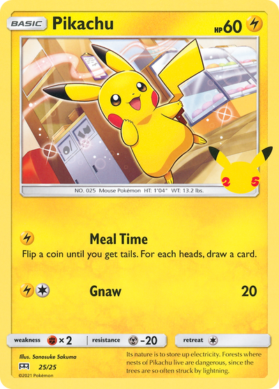 Pikachu (25/25) [McDonald's 25th Anniversary] 