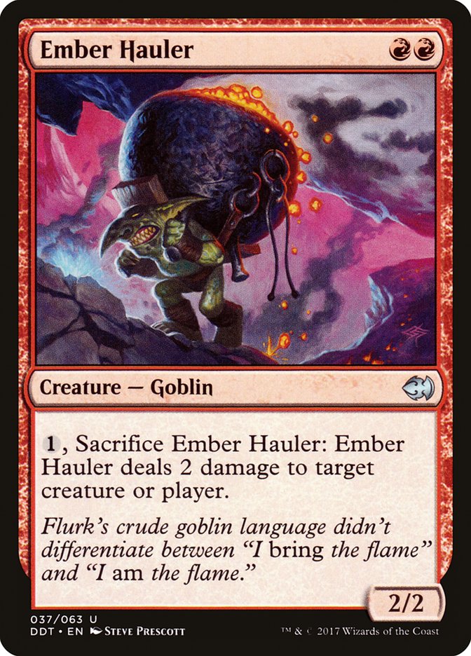 Ember Hauler [Duel Decks: Merfolk vs. Goblins] 