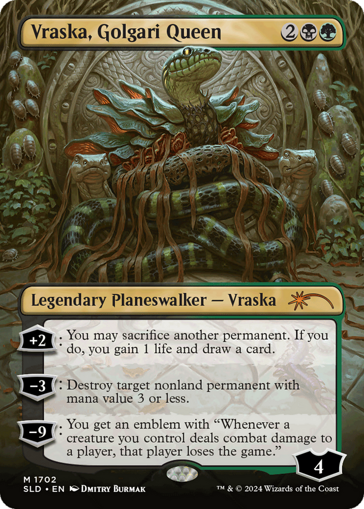 Vraska, Golgari Queen (1702) (Rainbow Foil) [Secret Lair Drop Series] 