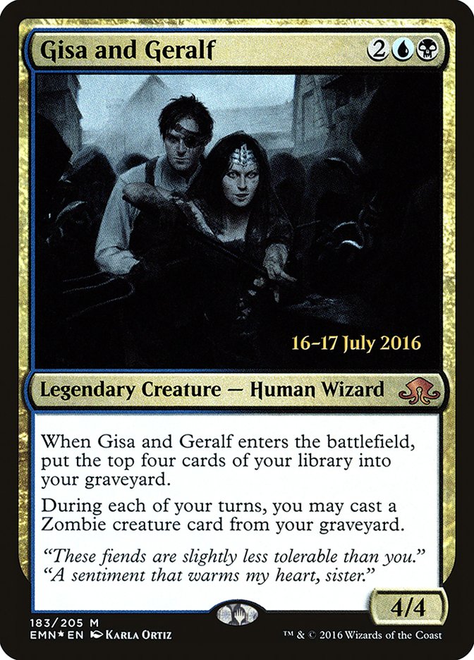 Gisa and Geralf [Eldritch Moon Prerelease Promos] 