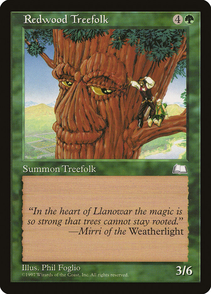 Redwood Treefolk [Weatherlight] 