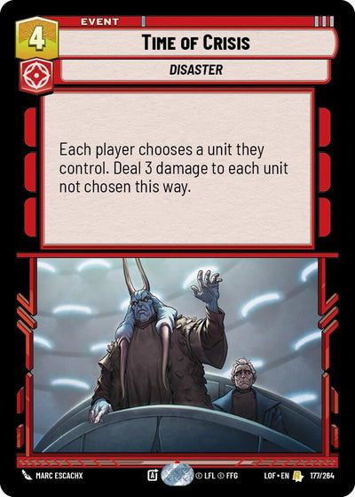 Time of Crisis (177/264) (177/264) [Legends of the Force]