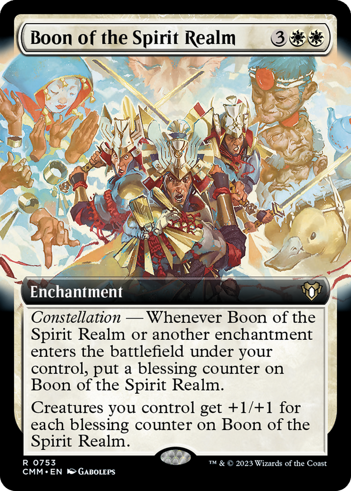 Boon of the Spirit Realm (Extended Art) [Commander Masters] 