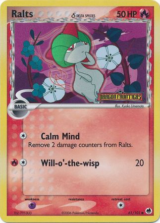 Ralts (61/101) (Delta Species) (Stamped) [EX: Dragon Frontiers] 