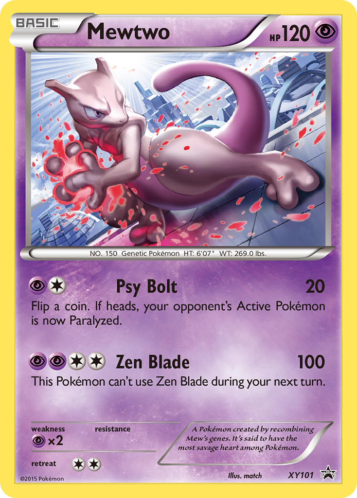 Mewtwo (XY101) [XY: Black Star Promos] 