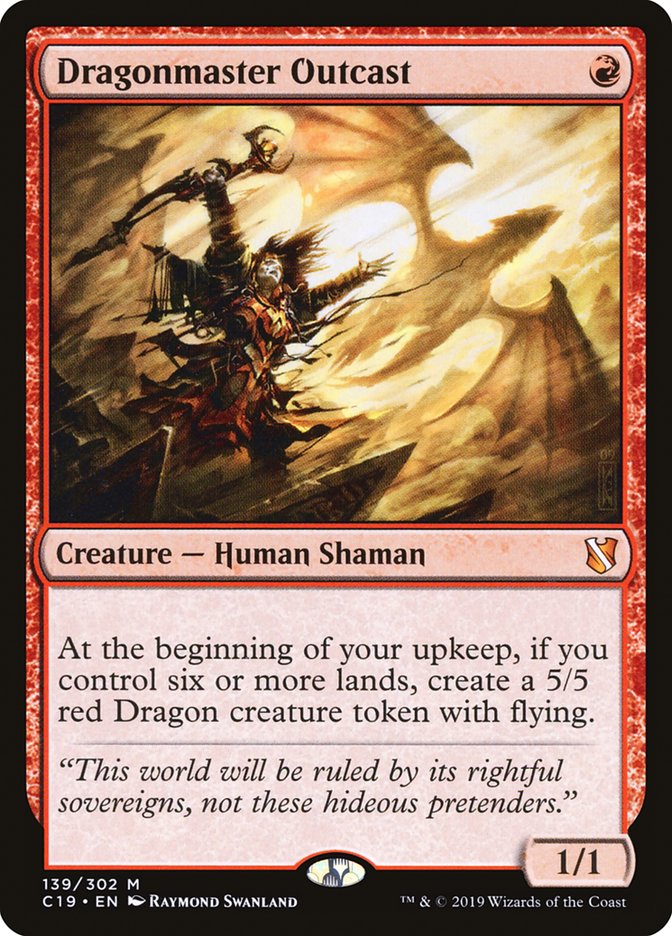 Dragonmaster Outcast [Commander 2019] 
