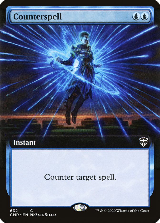 Counterspell (Extended Art) [Commander Legends]