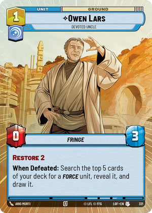 Owen Lars - Devoted Uncle (321) (Hyperspace) (321) [Legends of the Force]