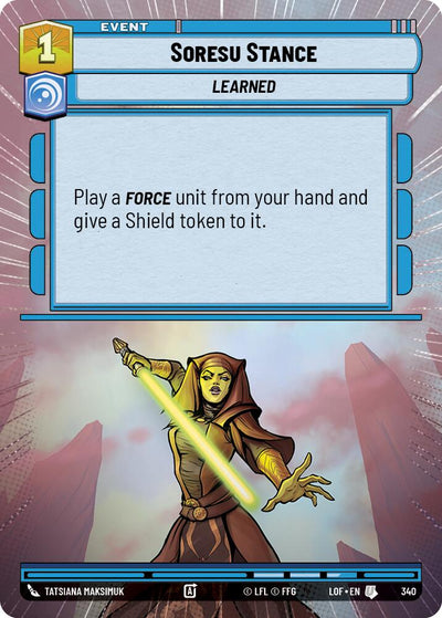 Soresu Stance (340) (Hyperspace) (340) [Legends of the Force]