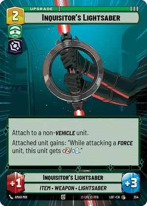 Inquisitor's Lightsaber (354) (Hyperspace) (354) [Legends of the Force]