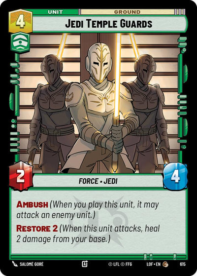 Jedi Temple Guards (615) (Foil) (615) [Legends of the Force]