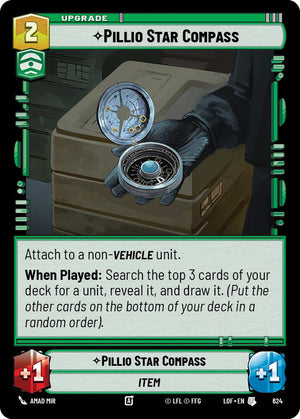 Pillio Star Compass (624) (Foil) (624) [Legends of the Force]