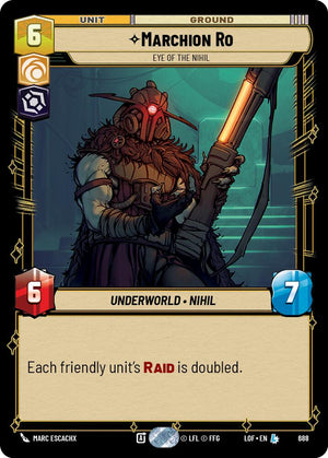 Marchion Ro - Eye of the Nihil (688) (Foil) (688) [Legends of the Force]