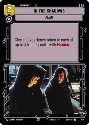 In the Shadows (743) (Foil) (743) [Legends of the Force]