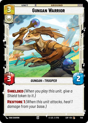 Gungan Warrior (749) (Foil) (749) [Legends of the Force]