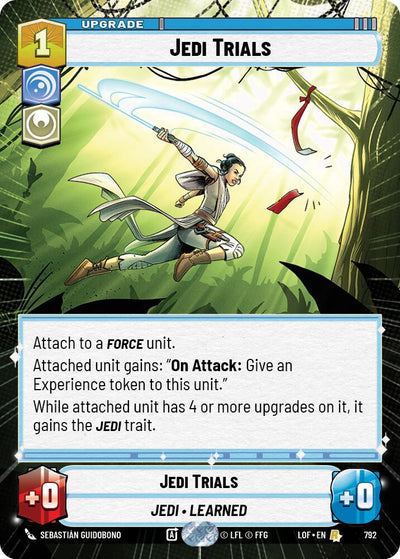 Jedi Trials (792) (Hyperspace Foil) (792) [Legends of the Force]