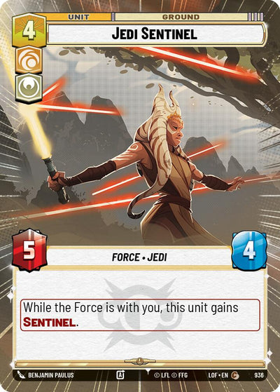 Jedi Sentinel (936) (Hyperspace Foil) (936) [Legends of the Force]