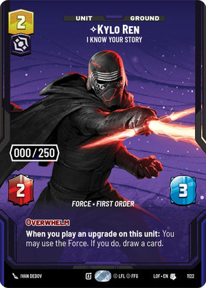 Kylo Ren - I Know Your Story (1122) (Serialized) (1122) [Legends of the Force]