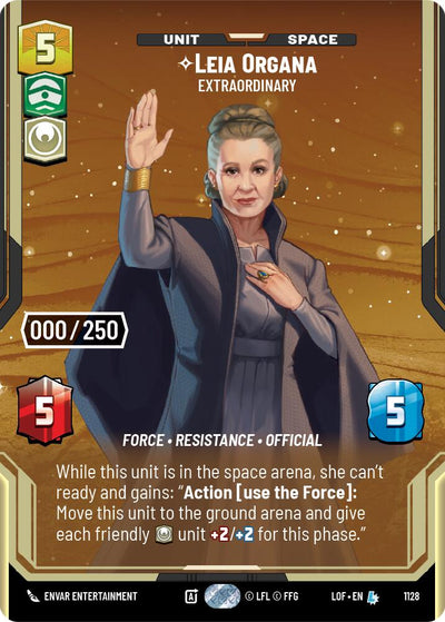 Leia Organa - Extraordinary (1128) (Serialized) (1128) [Legends of the Force]