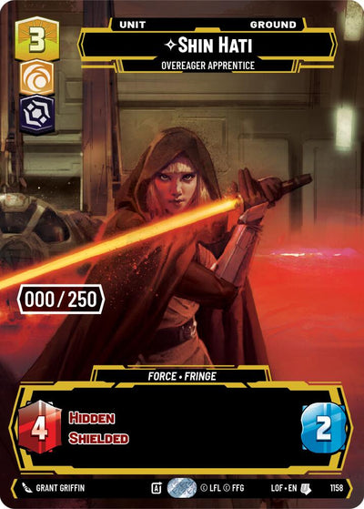 Shin Hati - Overeager Apprentice (1158) (Serialized) (1158) [Legends of the Force]