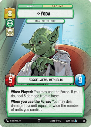 Yoda - My Ally is the Force (26) (26) [Legends of the Force: Weekly Play]