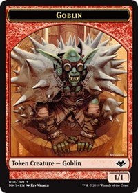 Goblin (010) // Rhino (013) Double-Sided Token [Modern Horizons Tokens] 