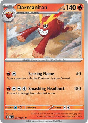 Darmanitan (014/086) [Scarlet & Violet: Black Bolt]