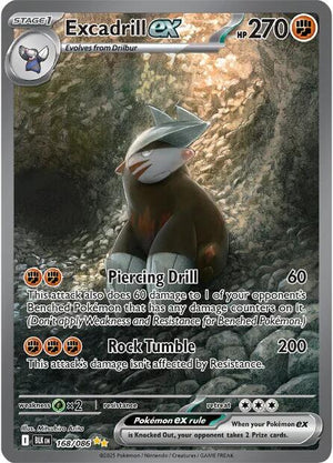 Excadrill ex (168/086) [Scarlet & Violet: Black Bolt]